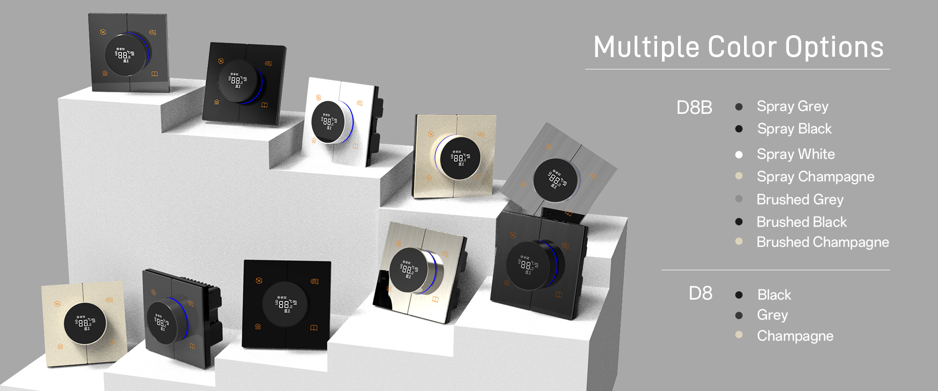 smart thermostat of knx home automation